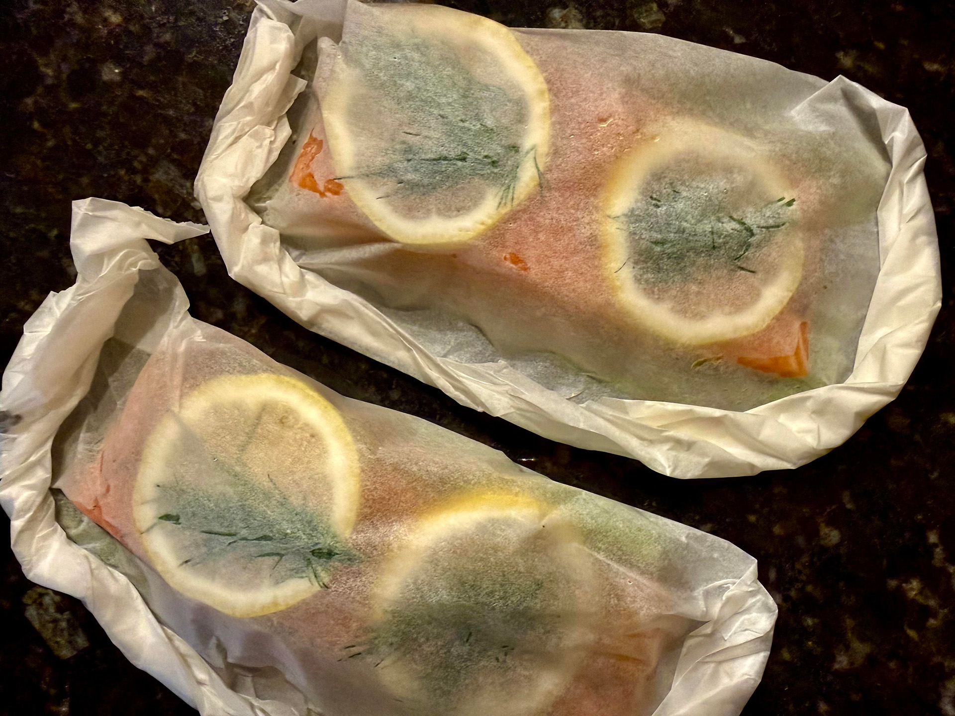 Quick-Cook Salmon en Papillote