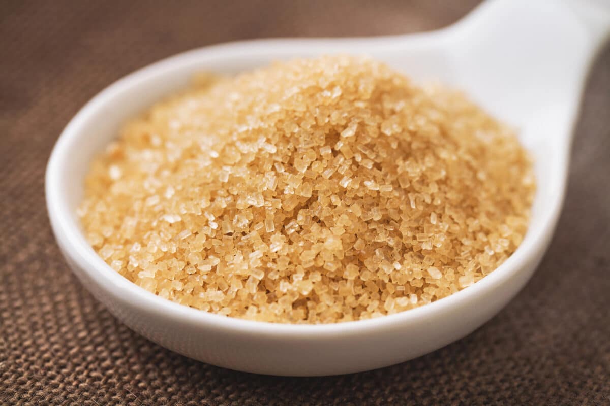 spoonful of Denerara sugar