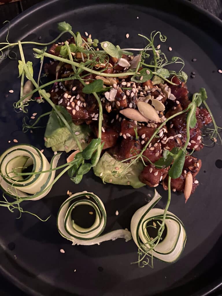 Fine dining in Oaxaca, Mexico.