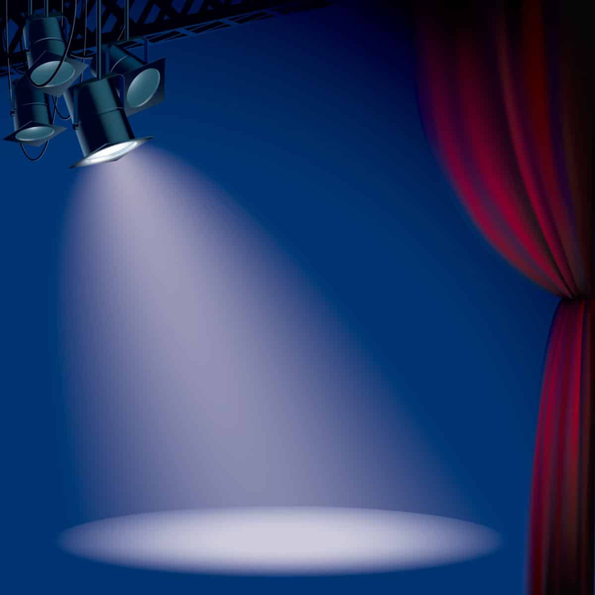 Abstract artistic backdrop for an event or announcement.