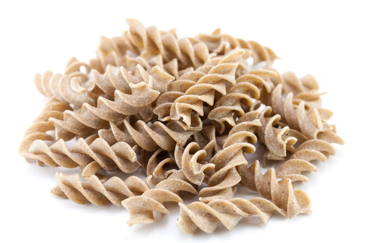 A heaped pile of pasta made from crickets, showcasing an alternative food source.