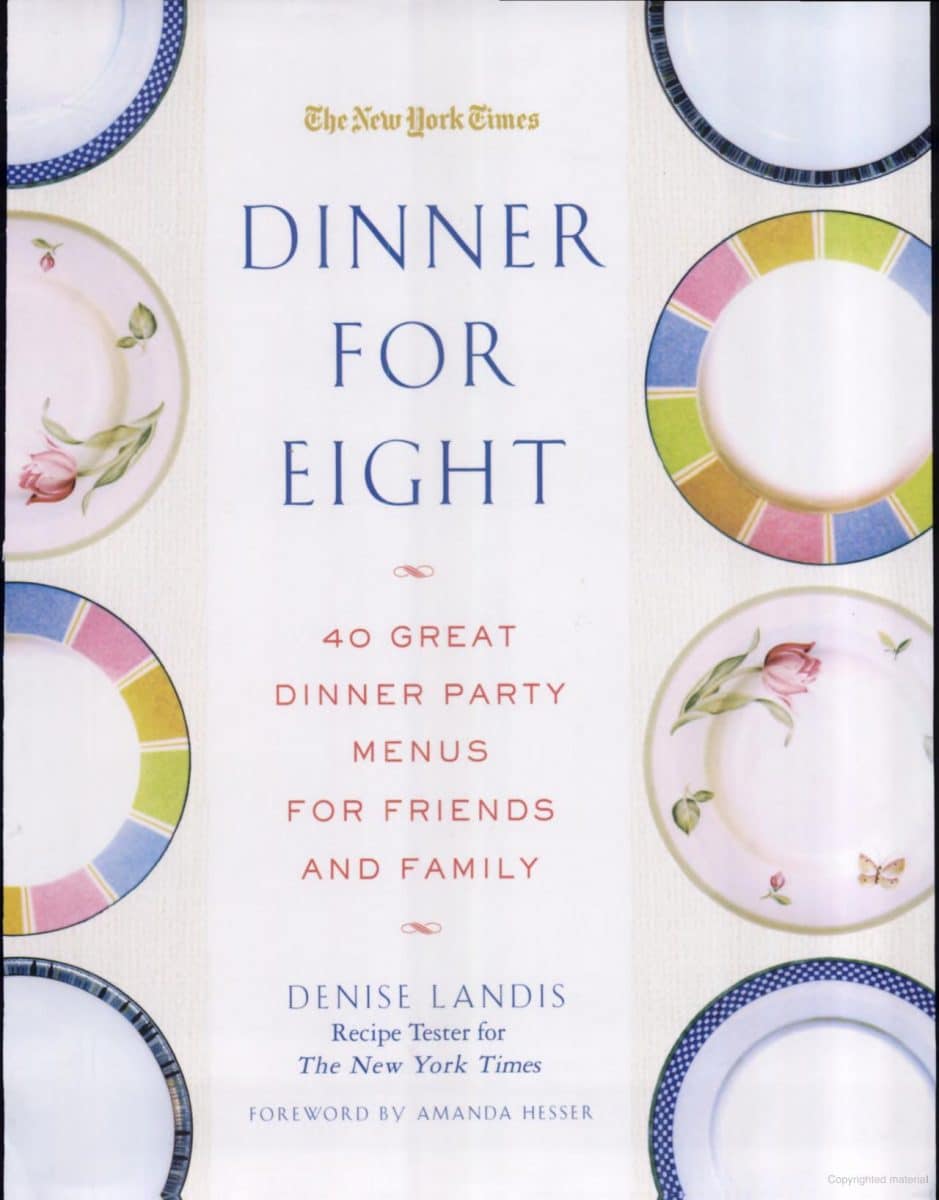 dinner for eight