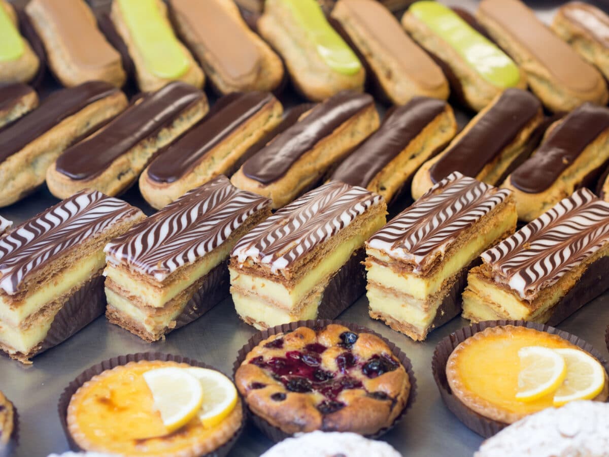 French pastry assortment