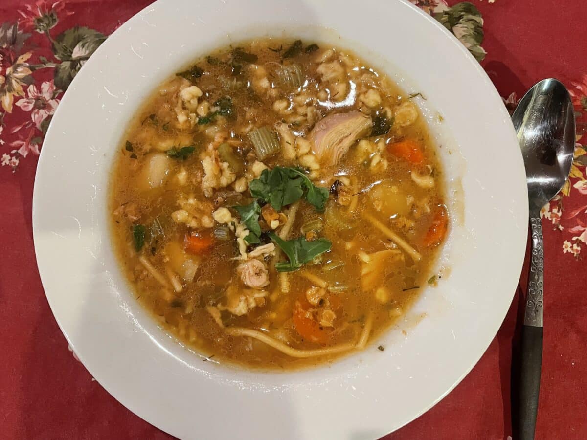 Pennsylvania Dutch Turkey Corn Soup
