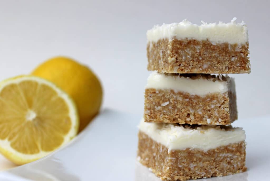 lemon coconut squares