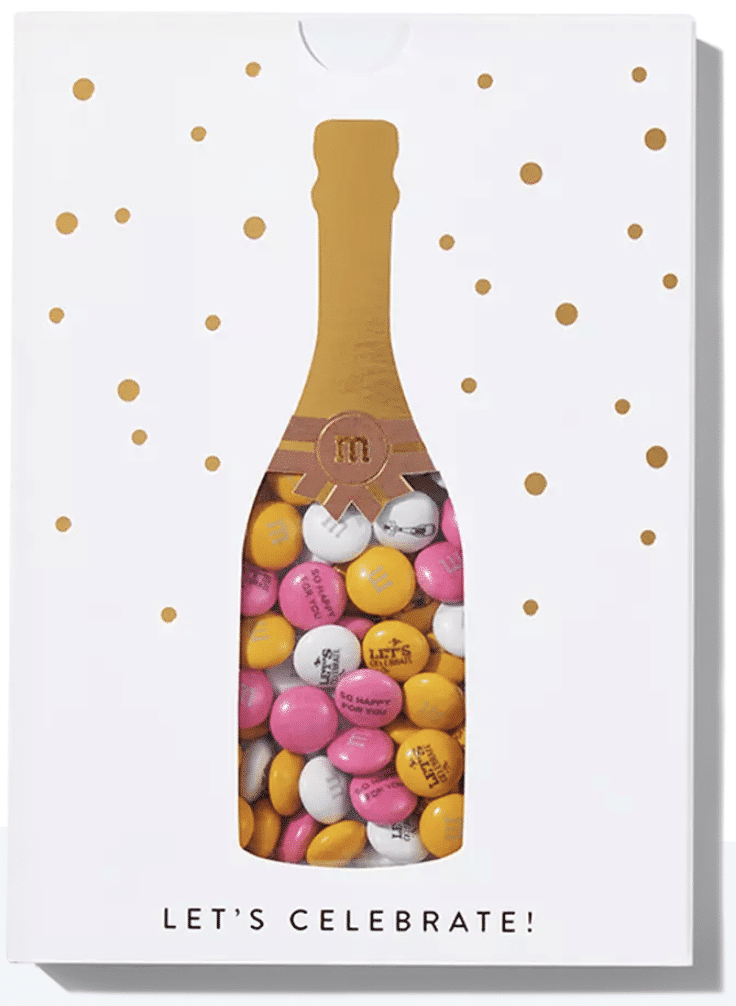 m & m bottle