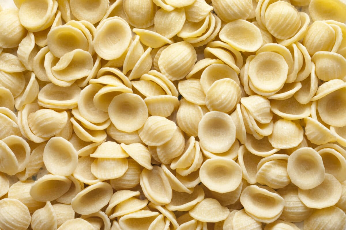 Photo of orecchiette pasta