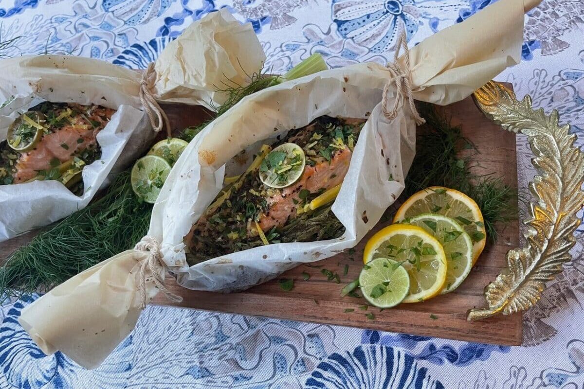 Salmon en Papillote