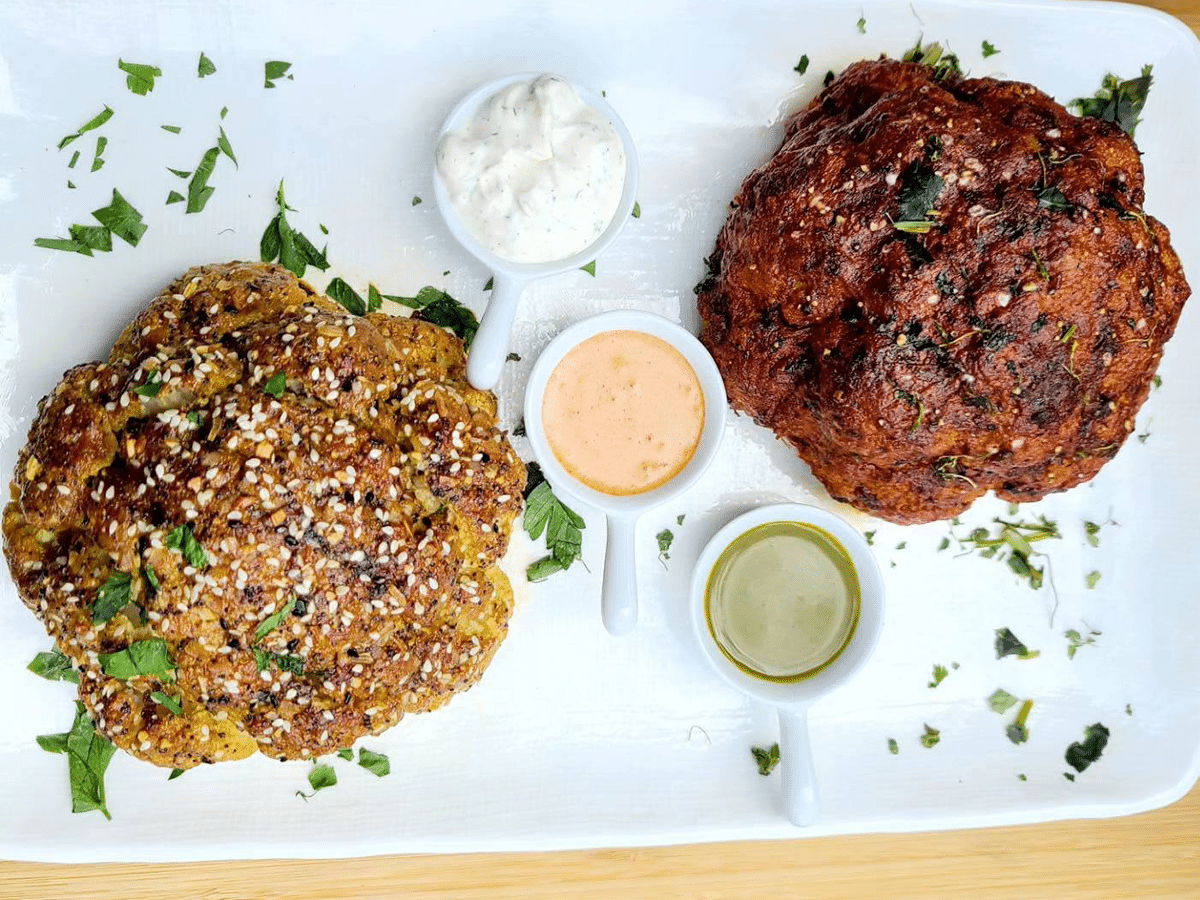 Whole Roasted Cauliflower