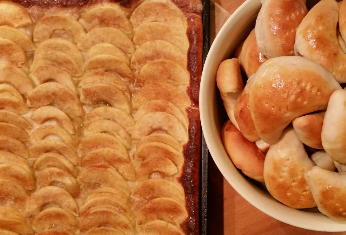 Piragi and Apple Kuchen