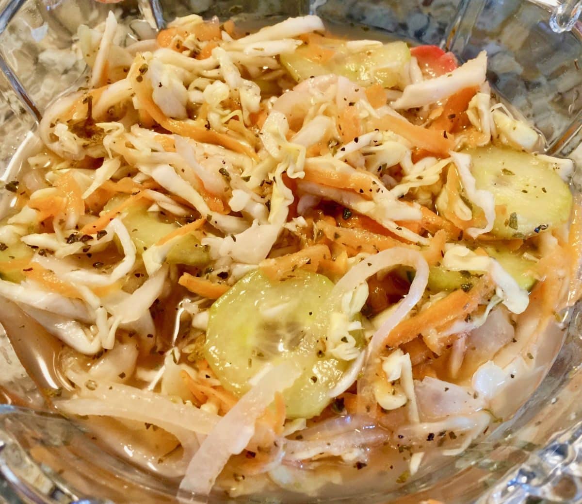 curtido (Pickled Cabbage, Onions, and Carrots)