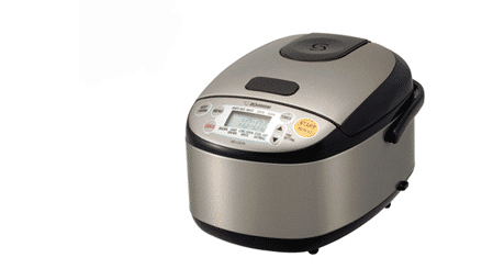Zojirushi NS-LGC05XB Micom Rice Cooker & Warmer on a white background
